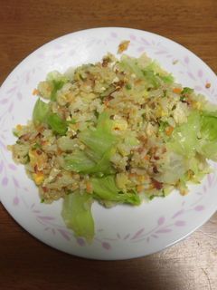 創味のシャンタンで作るレタスチャーハン-レシピのメイン写真