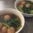 10分で完成◇肉団子とターサイのスープ
