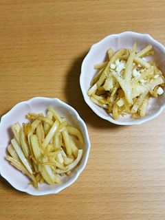 ぽん酢でつくる♪ 大根の皮きんぴら-レシピのメイン写真