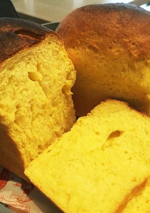 パウンドケーキ型で！かぼちゃパン-レシピのメイン写真