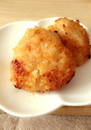 ほっくり美味しい簡単味噌焼きおにぎり♪-レシピのメイン写真