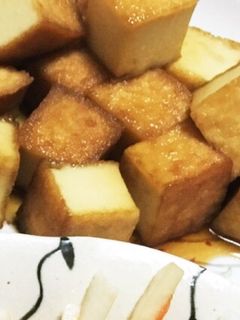 *簡単*厚揚げ甘辛炒め-レシピのメイン写真