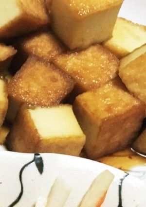*簡単*厚揚げ甘辛炒め-レシピのメイン写真