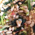 白いんげん豆とほうれん草のソテー