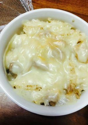 照り焼き混ぜご飯(チーズ乗せ)-レシピのメイン写真