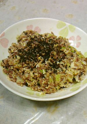 大豆のお肉とふんわり卵の雑穀米炒飯-レシピのメイン写真