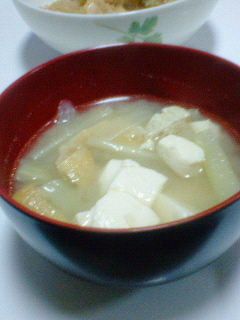 山ウドのお味噌汁-レシピのメイン写真