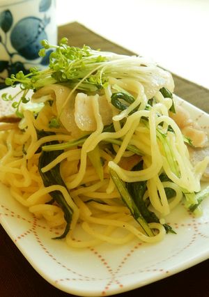 水菜たっぷり♡贅沢な味わい中華やきそば-レシピのメイン写真