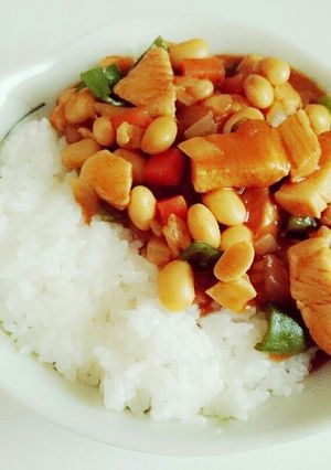 【畑の肉】大豆たっぷりカレー!-レシピのメイン写真