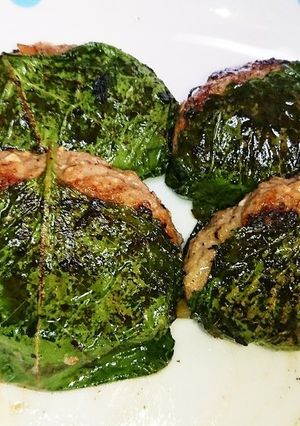 大葉包みハンバーグ-レシピのメイン写真