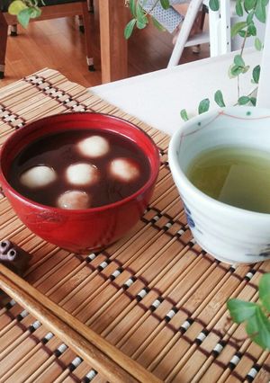 10分でほっこり白玉ぜんざい♪ヽ(´∇`-レシピのメイン写真
