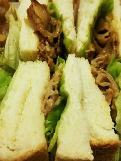 ノンオイルヘルシー生姜焼きサンド-レシピのメイン写真
