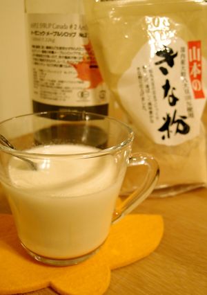メープルきなこ牛乳-レシピのメイン写真