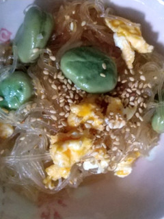 そら豆の春雨中華あえ-レシピのメイン写真