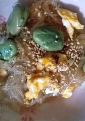 そら豆の春雨中華あえ-レシピのメイン写真