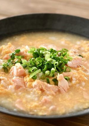 鮭と卵のあったか雑炊-レシピのメイン写真