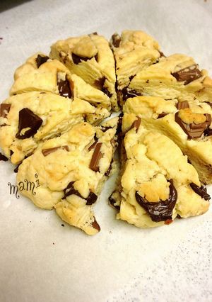 ◇簡単!さくさくスタバ風チョコスコーン◇-レシピのメイン写真