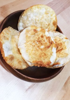餃子の皮でアップルカスタードパイ-レシピのメイン写真