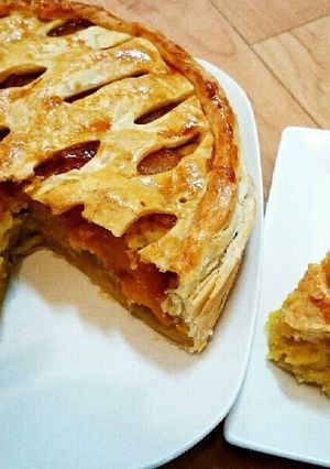 簡単 カラメルポテトアップルパイ-レシピのメイン写真