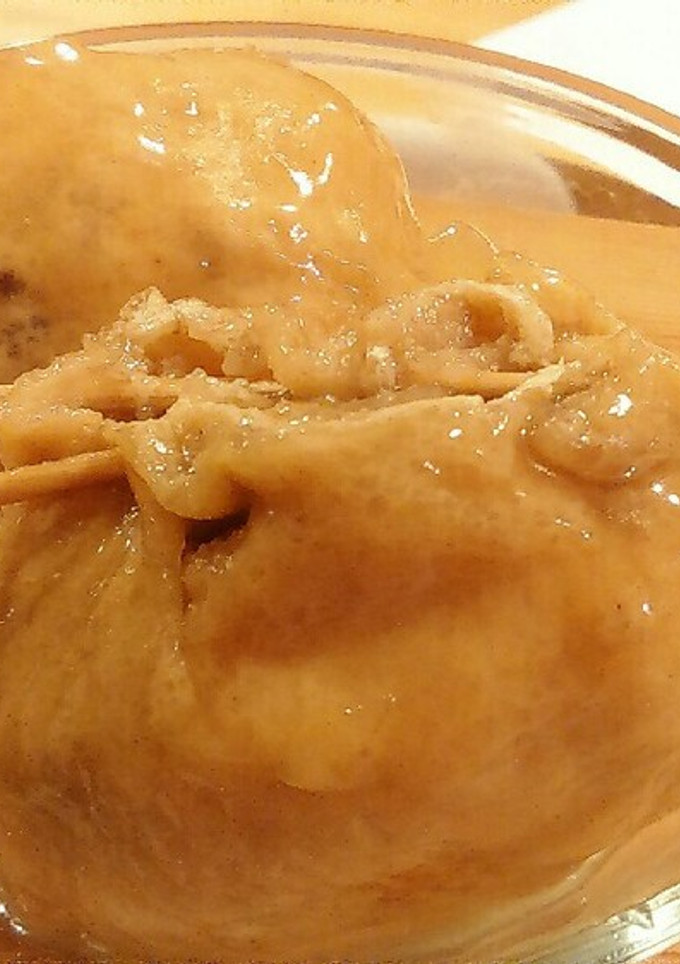 頑張ってる風に見える♪蓮根の巾着煮-レシピのメイン写真