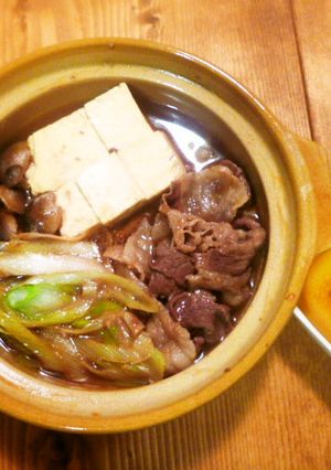 お一人様肉豆腐鍋♪-レシピのメイン写真