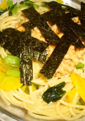 京風納豆スパゲティー-レシピのメイン写真