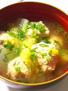 低糖質レシピ☆鯵のつみれ汁-レシピのメイン写真