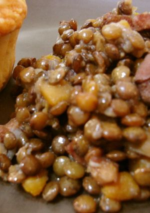 シンプルなレンズ豆の煮込み-レシピのメイン写真