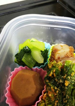 レンジで3分！チンゲン菜の炒め物！？-レシピのメイン写真