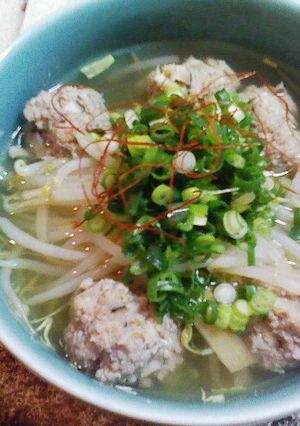 シャキシャキ！キャベツと豚だんごスープ-レシピのメイン写真