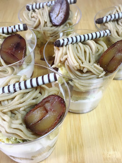 スイートポテトと栗のカップモンブラン-レシピのメイン写真