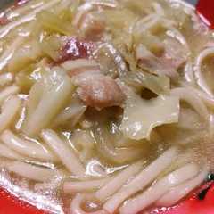 残りのコンソメスープで♪簡単うどん-レシピのメイン写真