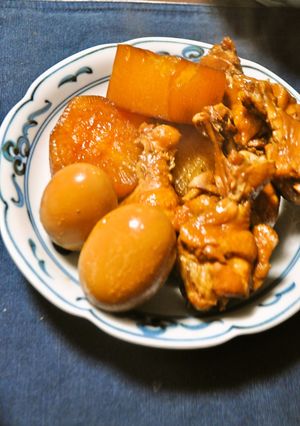 簡単♪手羽元＆卵＆大根の煮物-レシピのメイン写真