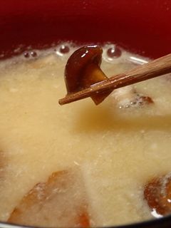 なめこ他3種キノコと大根、山芋の味噌汁-レシピのメイン写真