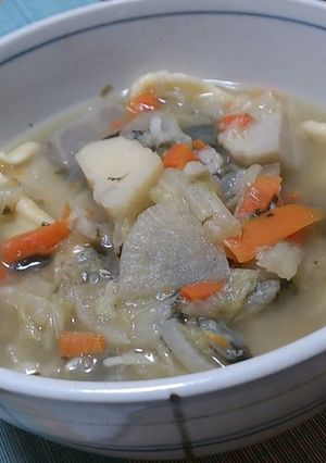 中華風だんご汁-レシピのメイン写真