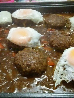 ホットプレートで☆煮込みハンバーグ-レシピのメイン写真