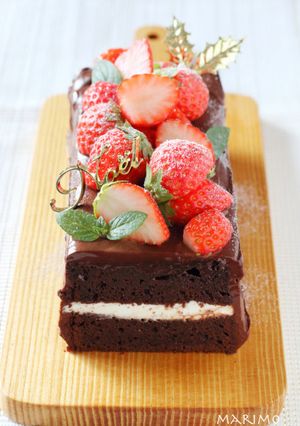 【動画あり】クリスマス★ガナッシュケーキ-レシピのメイン写真