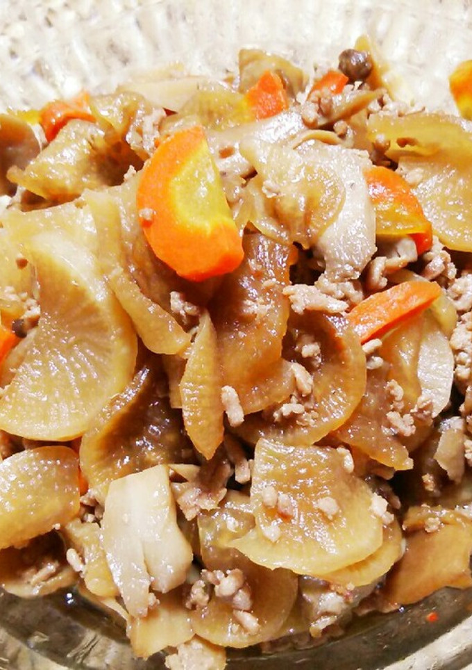 ＊大根のちょい足しそぼろ炒め煮＊-レシピのメイン写真