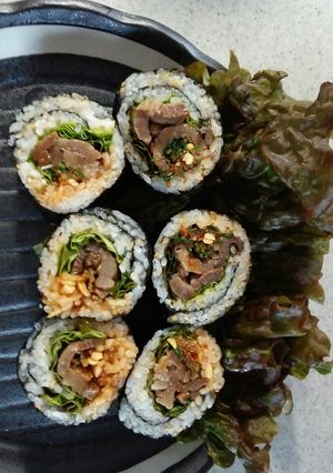 ビビンバ太巻き-レシピのメイン写真