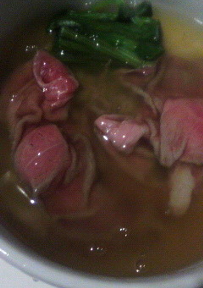 寒い日の勧め　しゃぶしゃぶのっぺいうどん-レシピのメイン写真