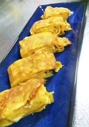 【お弁当】甘くて味がしっかりの卵焼き-レシピのメイン写真
