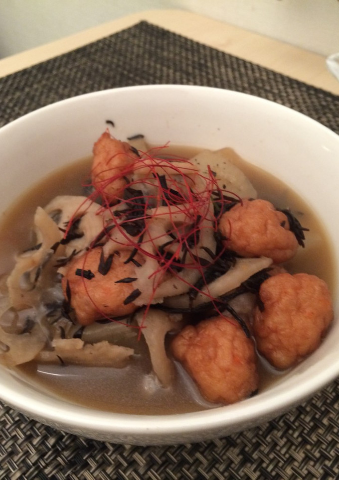 簡単！揚げボールと大根の煮物-レシピのメイン写真