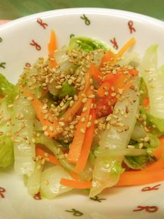 創味シャンタンで!白菜と人参のナムル♪-レシピのメイン写真