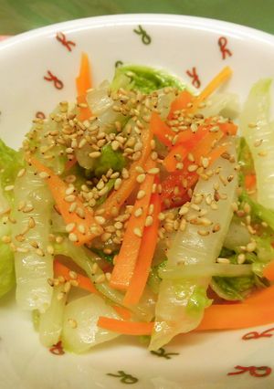 創味シャンタンで！白菜と人参のナムル♪-レシピのメイン写真