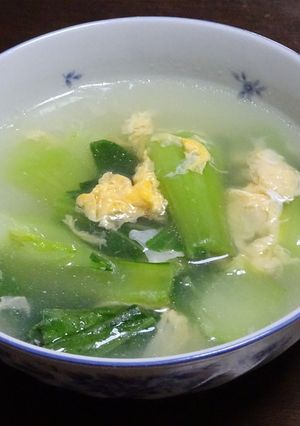 チンゲン菜と春雨のスープ-レシピのメイン写真