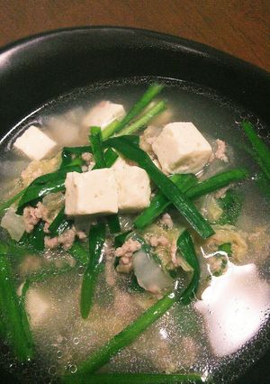 白菜とひき肉の中華風スープ-レシピのメイン写真