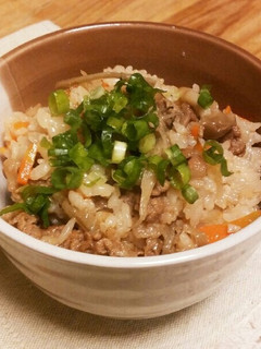 ♡ 牛ゴボウごはん (*°ั˘°ั*)♡-レシピのメイン写真