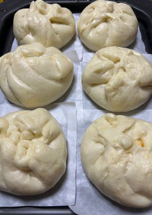 大きなピザまん-レシピのメイン写真
