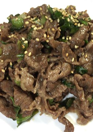 ◆ 牛肉のネギ塩焼き ◆-レシピのメイン写真
