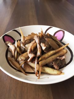豚肉入りのきんぴらごぼう-レシピのメイン写真